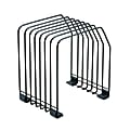 Fellowes® 7-Compartment Wire File Organizer, 7 3/8" x 5 7/8" x 8 1/4", Black 1 thumbnail image