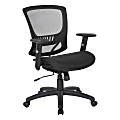 Office Star™ Ergonomic Mesh Mid-Back Manager’s Chair, Black