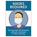 ComplyRight™ Masks Required Poster, English, 10" x 14" 1 thumbnail image