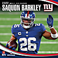 Lang Turner Licensing Monthly Wall Calendar, 12" x 24", Saquon Barkley, January to December 2022, 22998012140 1 thumbnail image