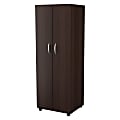 Inval 14-Shelf Storage Cabinet, 66"H x 24"W x 20"D, Espresso 1 thumbnail image