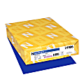 Astrobrights® Color Multi-Use Printer & Copy Paper, 1 Ream, Blast-Off Blue, Letter (8.5" x 11"), 500 Sheets Per Ream, 24 Lb, 94 Brightness 1 thumbnail image