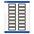 Avery® Printable Labels With Sure Feed® Technology, S00-ETF, Rectangle, 1" x 2-5/8", Glossy White With Preprinted Black/Gold Vein Border, Pack Of 160 1 thumbnail image