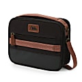 Arctic Zone Expandable Horizontal Canvas Lunch Box, 8"H x 5"W x 10"D, Black 1 thumbnail image