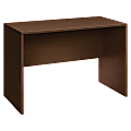 HON 10500 Standing-Height Desk Shell - 60" x 30" x 42" - Square Edge - Material: Wood - Finish: Mocha, Thermofused Laminate (TFL)