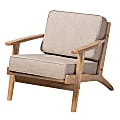 Baxton Studio Sigrid Armchair, Light Gray 1 thumbnail image