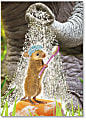 Viabella Friendship Greeting Card With Envelope, Mouse And Elephant, 5" x 7" 1 thumbnail image