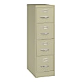 WorkPro® 25”D Vertical File Cabinet, 4-Drawer, Putty