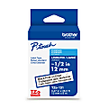 Brother P-touch TZe131, Laminated, ~1/2 in (12mm) x 26.2ft (8m), Black on Clear Label Tape 1 thumbnail image