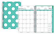 Blue Sky™ Weekly/Monthly Planner, 5" x 8", Penelope, January-December 2017 1 thumbnail image