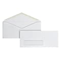 Office Depot® Brand Envelopes, Left Window, 3-7/8" x 8-7/8", Gummed Seal, White, Box Of 500 1 thumbnail image