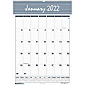 House of Doolittle Bar Harbor 12-Month Wall Calendar - Julian Dates - Monthly - 1 Year - January 2022 till December 2022 - 1 Month Single Page Layout - 8 1/2" x 11" Blue/Gray Sheet - 1" x 1.25" Block - Wire Bound - Blue, Gray