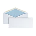 Office Depot® Brand #10 Security Envelopes, 4-1/8" x 9-1/2", Gummed Heat Resistant Seal, White, Box Of 100 1 thumbnail image