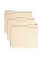 Smead® Manila File Folders, Letter Size, 1/3 Cut, 100% Recycled, Box Of 100
