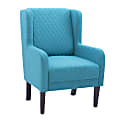 Powell Troyer Wingback Accent Chair, Teal