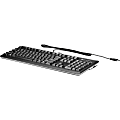 HP USB Smart Card CCID Keyboard - Cable Connectivity - USB Interface - English (US) - PC - Membrane Keyswitch