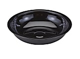 Cambro Camwear Round Ribbed Bowls, 6", Black, Set Of 12 Bowls