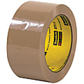 Scotch 371 Carton Sealing Tape, 3" Core, 2" x 55 Yd., Tan, Case Of 6 1 thumbnail image