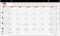 2023-2024 Office Depot® Brand Monthly Academic Desk Calendar, 17-3/4" x 10-7/8", 30% Recycled, July 2023 to June 2024 1 thumbnail image
