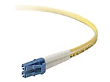 Belkin LCLC083-02M-TAA Fiber Optic Duplex Patch Cable - 6.56 ft Fiber Optic Network Cable - First End: 2 x LC Network - Male - Second End: 2 x LC Network - Male - Patch Cable - Yellow