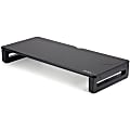 StarTech.com Monitor Riser Stand with Wireless Charging Pad - 15W Qi Charger for Phone - Height Adjustable Computer Monitor Riser for Desk 1 thumbnail image