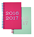 Divoga® Weekly/Monthly Planner, 5" x 8", Sweet Smarts, July 2016 to June 2017, Assorted Colors 1 thumbnail image