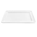 Martha Stewart Fine Ceramic Serving Platter, 14” x 10”, White