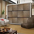 Deflect-O® Decorative Wall Panels, Zebrano, Pack Of 4