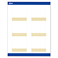 Avery® Printable Labels With Sure Feed® Technology, S00-EX5, Square, 3" x 3", Matte White With Preprinted Gold Lace Trim Pattern, Pack Of 60 1 thumbnail image