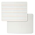 Charles Leonard Dry Erase Board, 2-Sided Lined/Plain, 9" X 12", Pack Of 6 1 thumbnail image