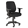 Bush Business Furniture Prosper Mid Back Multifunction Office Chair, Black Fabric, Standard Delivery