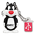Emtec Looney Tunes USB 2.0 Flash Drive, 4GB, Sylvester