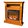 Cambridge Sienna Fireplace Mantel with Electronic Fireplace Insert - Indoor - Freestanding