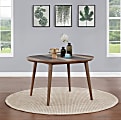 Coast to Coast Wellington Wooden Round Dining Table, 30"H x 48"W x 48"D, Multicolor