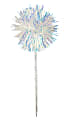 Office Depot® Brand Pom Pom Ballpoint Pen, Medium Point, 0.7 mm, Silver Barrel, Black Ink, Sparkle Top 1 thumbnail image