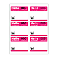 Custom 2-Color Laser Sheet Labels And Stickers, 3-1/3" x 4" Rectangle, 6 Labels Per Sheet, Box Of 100 Sheets 1 thumbnail image