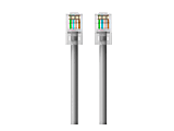 Belkin High Performance - Patch cable - RJ-45 (M) to RJ-45 (M) - 6.1 m - UTP - CAT 6 - molded, snagless - gray 1 thumbnail image