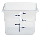 Cambro Translucent CamSquare Food Storage Containers, 12 Qt, Pack Of 6 Containers 1 thumbnail image