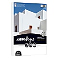 Astrodesigns Cardstock, Bright White, Letter (8-1/2" x 11"), 80 Lb, Pack Of 100 Sheets