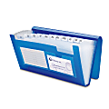 Office Depot® Brand Polypropylene File, 1 Pocket, Expansion 6", Nonstandard size, Blue, Pack of 1