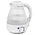 HomeCraft HCCWK6WH 0.6-Liter Collapsible Electric Water Kettle, White 1 thumbnail image