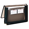 Office Depot® Brand Poly Extra Deep Document Wallet, 1 Pocket, 3-1/2" Expansion, 8-1/2" x 11", Letter Size, Transparent Smoke