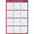 AT-A-GLANCE® Vertical Reversible Erasable Academic and Regular Year 2026-2027 Wall Calendar, Large, 36" x 24" 1 thumbnail image
