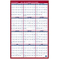 AT-A-GLANCE® Vertical Reversible Erasable Academic and Regular Year 2026-2027 Wall Calendar, Large, 36" x 24" 1 thumbnail image
