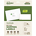 Avery® EcoFriendly Recycled Labels, Rectangle, 2" x 4", Matte White, Pack Of 100