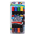Artskills® Classic Poster Markers, Chisel Tip, Assorted Colors, Pack Of 4