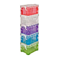 Super Stacker Pixie Storage Boxes, 9-1/2”H x 2-7/16”W x 3-1/4”D, Multicolor, Set Of 5 Boxes 1 thumbnail image