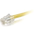 C2G 50ft Cat6 Non-Booted Unshielded (UTP) Ethernet Network Cable - Yellow - 50 ft Category 6 Network Cable for Network Device - First End: 1 x RJ-45 Network - Male - Second End: 1 x RJ-45 Network - Male - Patch Cable - Yellow - 1 Each