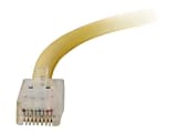 C2G 50ft Cat6 Non-Booted Unshielded (UTP) Ethernet Network Patch Cable - Yellow - Patch cable - RJ-45 (M) to RJ-45 (M) - 50 ft - UTP - CAT 6 - yellow