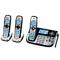 Uniden® DECT2185-3 6.0 Digital 3-Handset Cordless Phone With Digital Answering System, Black/Silver 1 thumbnail image